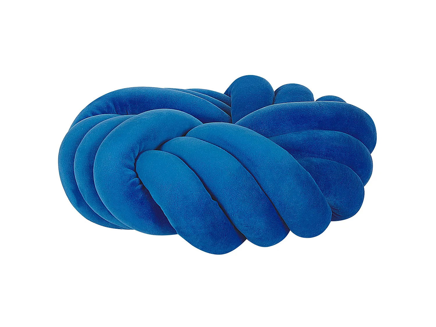 Throw Cushion AKOLA Velvet 30 x 30 cm Blue Solid