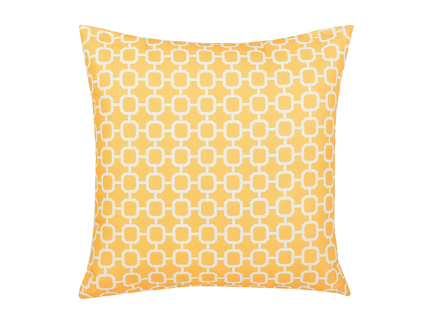 Lot de 2 coussins d'extérieur ASTAKOS Motif géométrique 40 x 40 cm Jaune