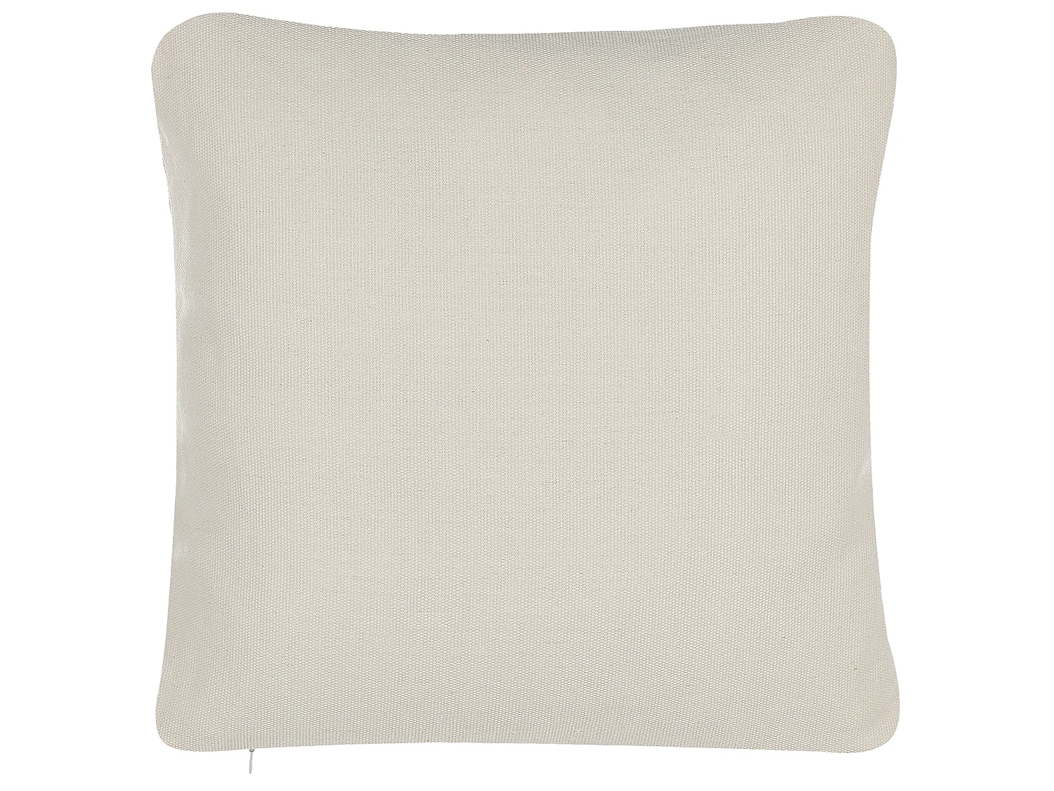 Set of 2 Decorative Cushions CALIBRACHOA 45 x 45 cm White Geometric Pattern