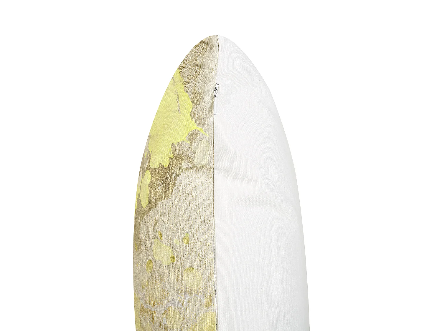 Lot de 2 coussins décoratifs PACHIRA Coton 45 x 45 cm Jaune Motif abstrait