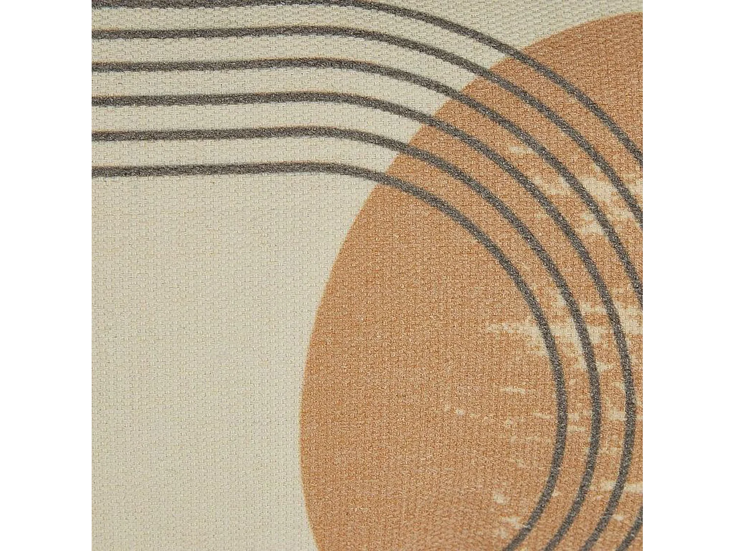 Set di 2 cuscini NASTURTIUM 30 x 50 cm Beige Trama geometrica