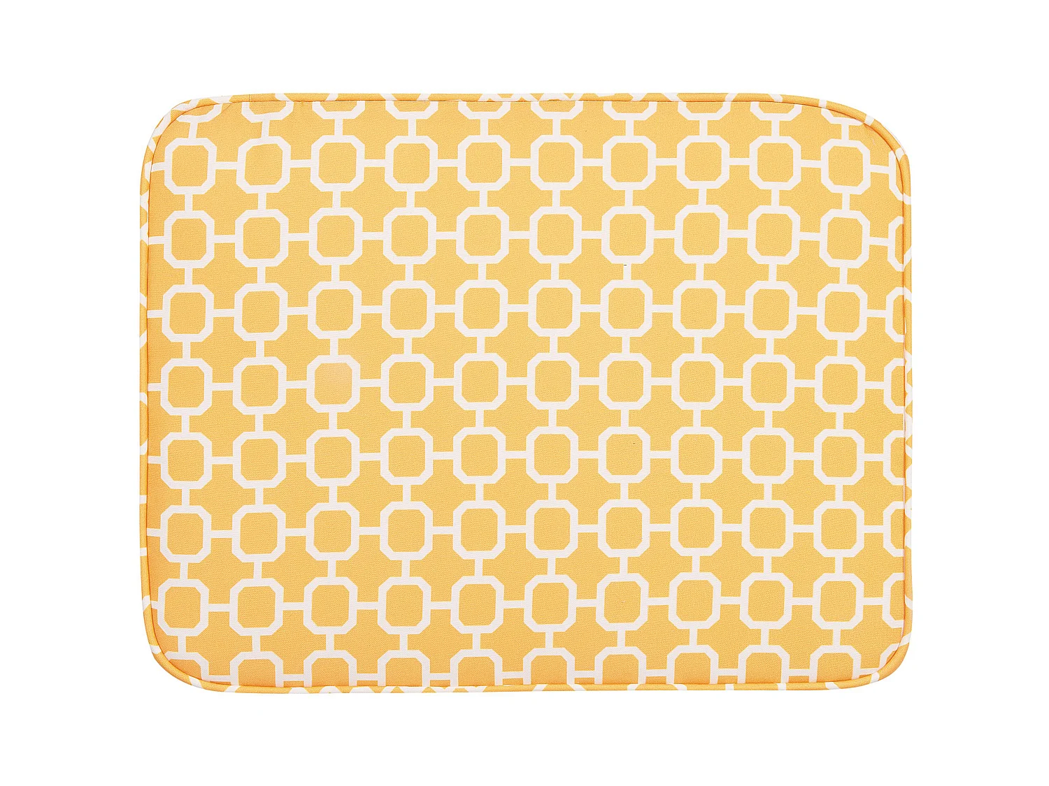Lot de 2 coussins pour chaises de jardin FIJI 29 x 38 cm Jaune