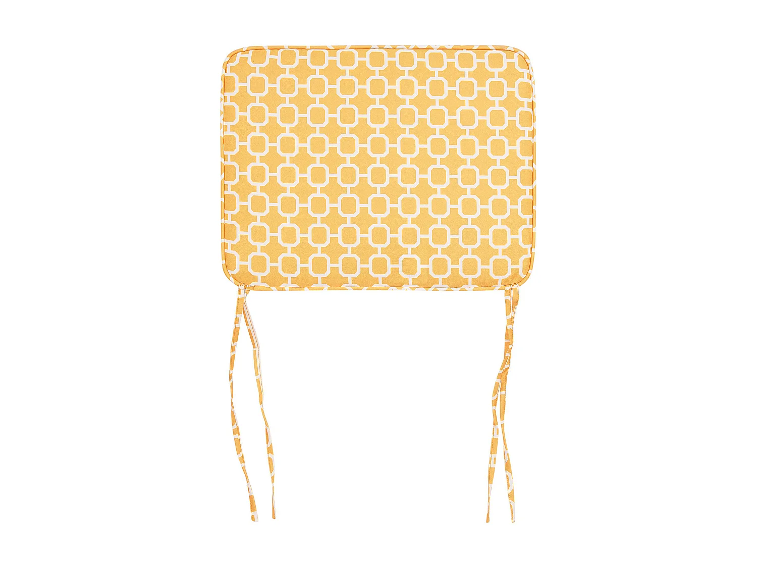 Lot de 2 coussins pour chaises de jardin FIJI 29 x 38 cm Jaune