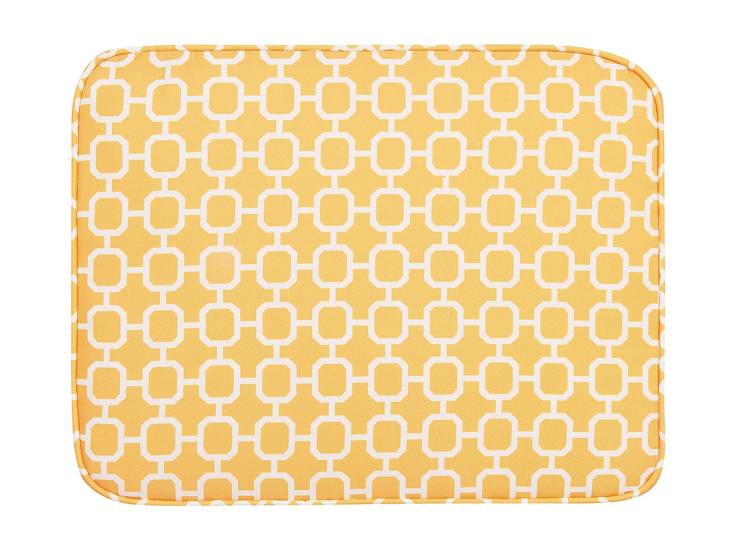 Conjunto de 2 cojines para silla de jardín FIJI 29 x 38 cm Amarillo