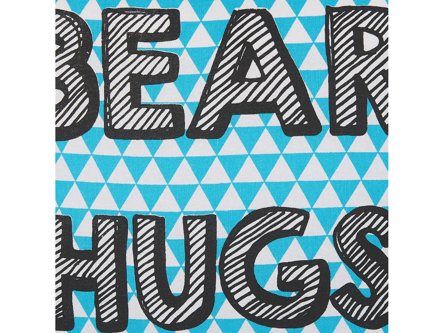 Dekokissen blau mit Aufschrift 40 x 40 cm RADZKOT