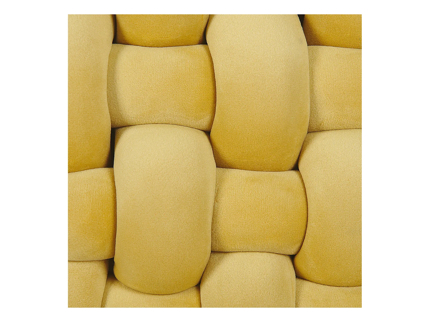 Coussin SIRALI Velours 30 x 30 cm Moutarde