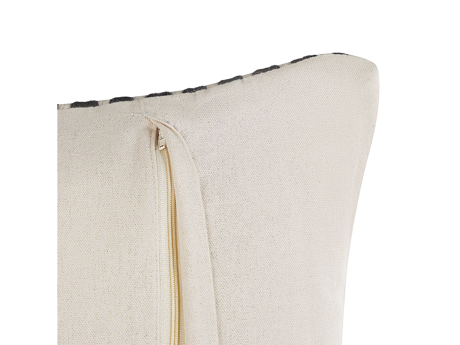 Lot de 2 coussins décoratifs YONCALI Coton 45 x 45 cm Noir À carreaux