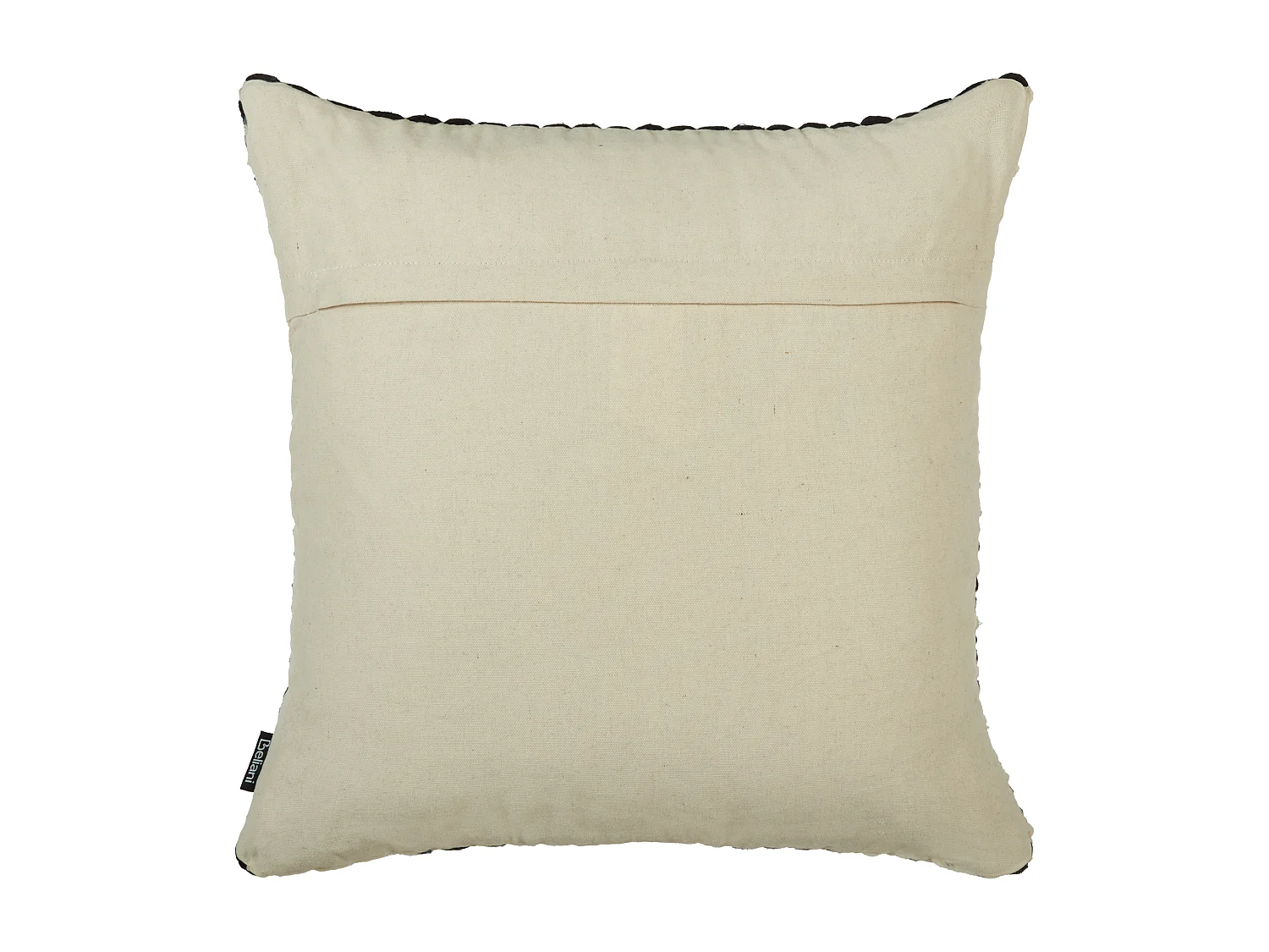 Lot de 2 coussins décoratifs YONCALI Coton 45 x 45 cm Noir À carreaux