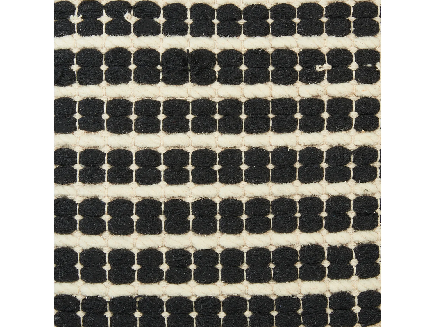 Lot de 2 coussins décoratifs YONCALI Coton 45 x 45 cm Noir À carreaux