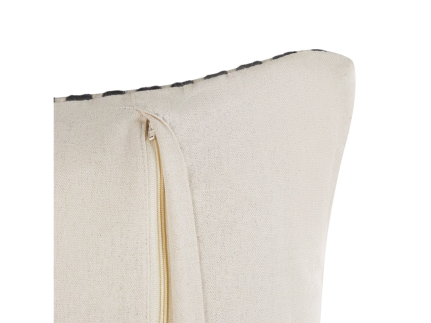 Lot de 2 coussins décoratifs YONCALI Coton 45 x 45 cm Noir À carreaux