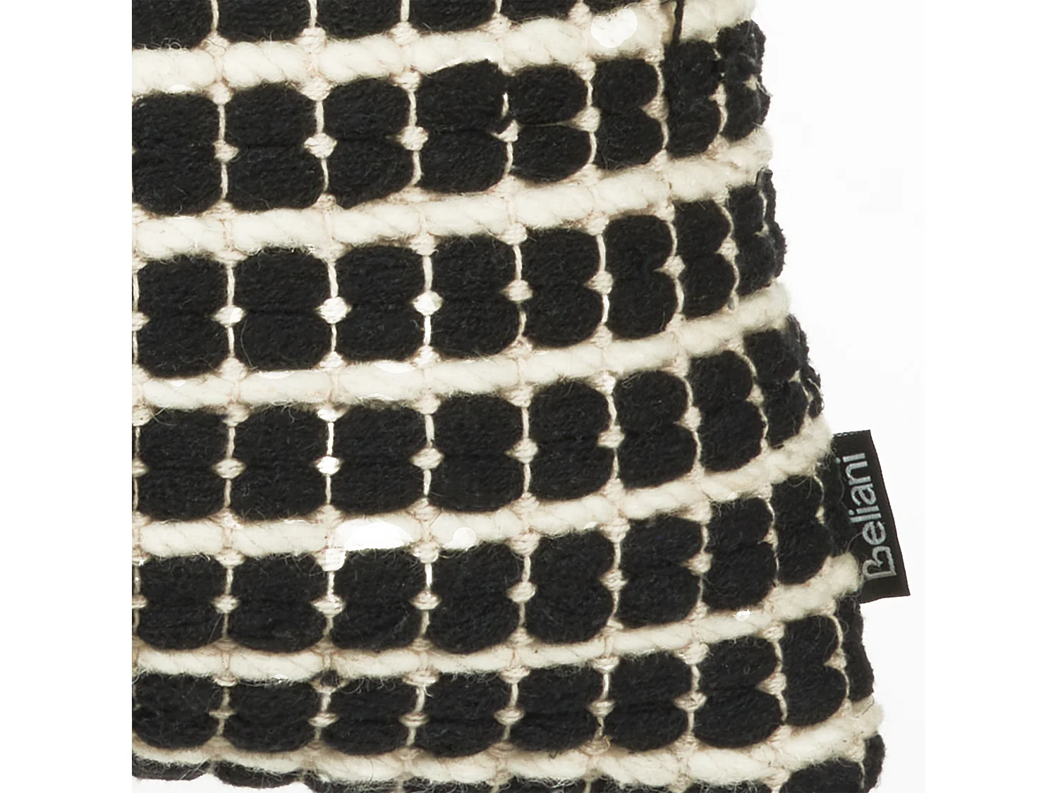 Set of 2 Decorative Cushions YONCALI Cotton 45 x 45 cm Black Checked