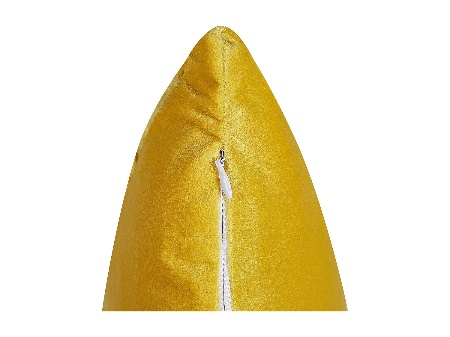 Lot de 2 coussins ORIGANUM Bouclé 45 x 45 cm Unicolore Moutarde