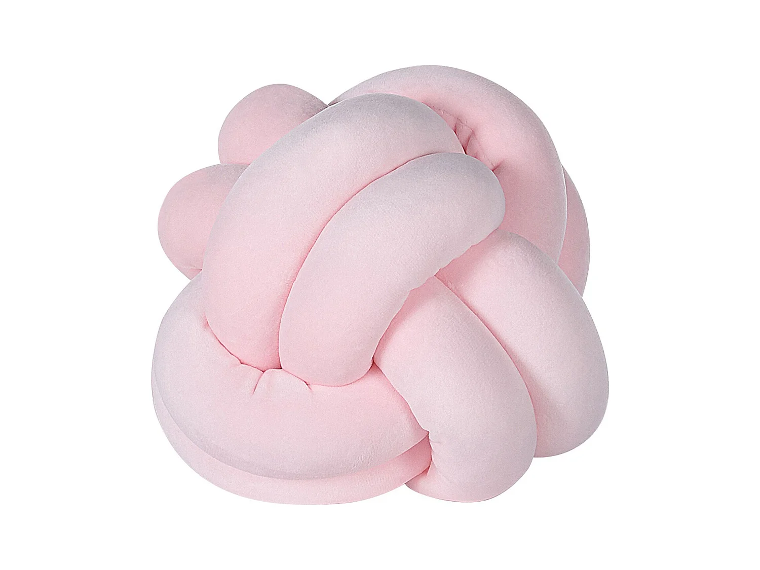 Coussin MALNI Velours 20 x 20 cm Rose Unicolore
