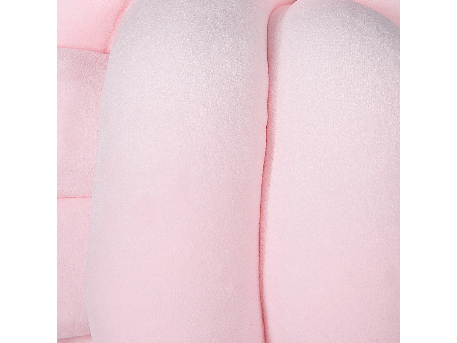 Coussin MALNI Velours 20 x 20 cm Rose Unicolore