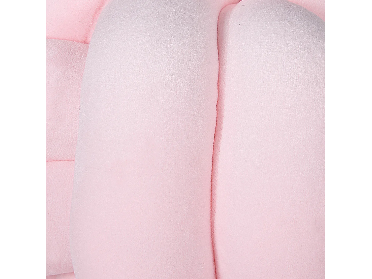 Coussin MALNI Velours 20 x 20 cm Rose Unicolore