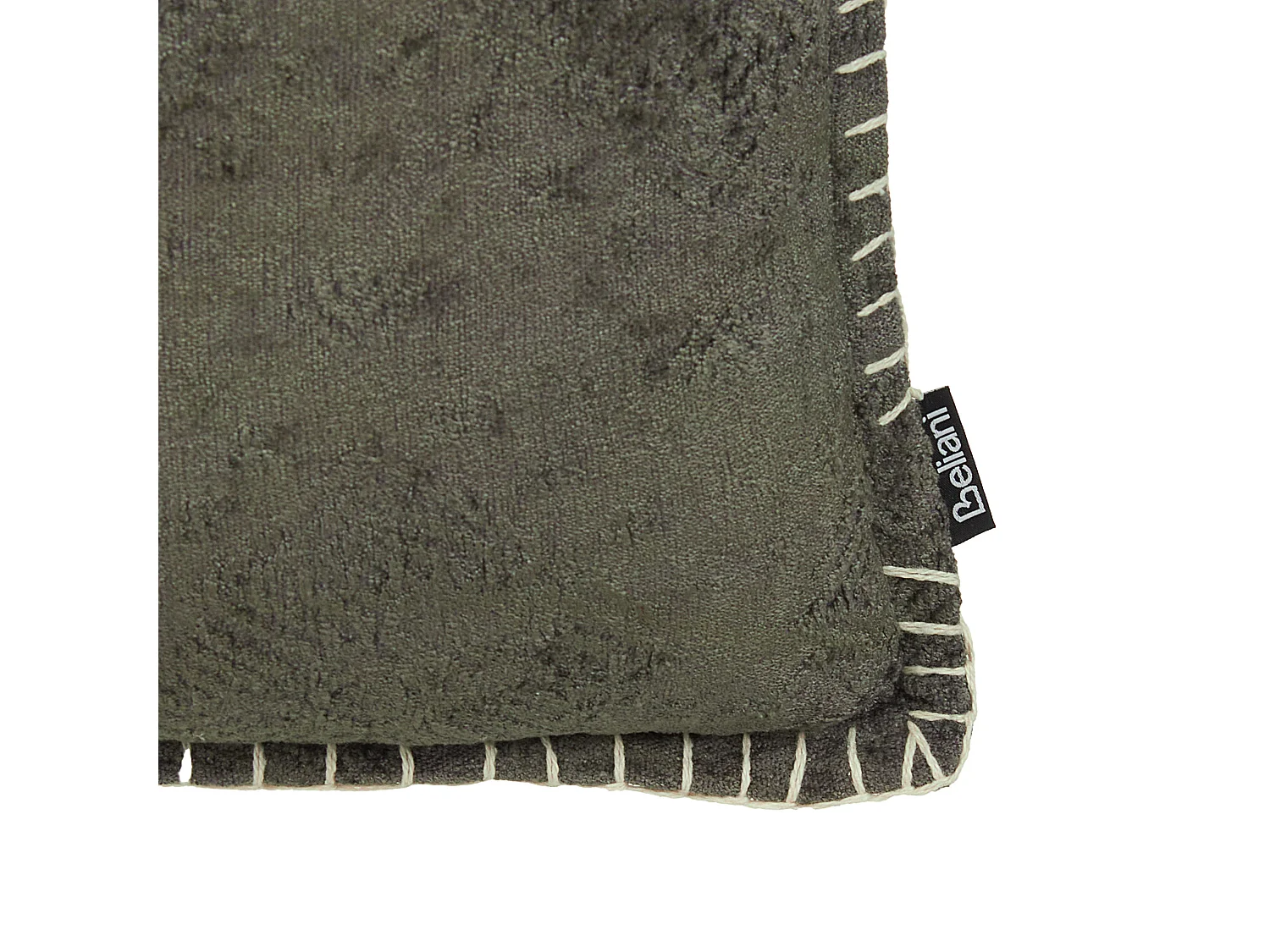 Lot de 2 coussins décoratifs MELUR 45 x 45 cm Gris Unicolore
