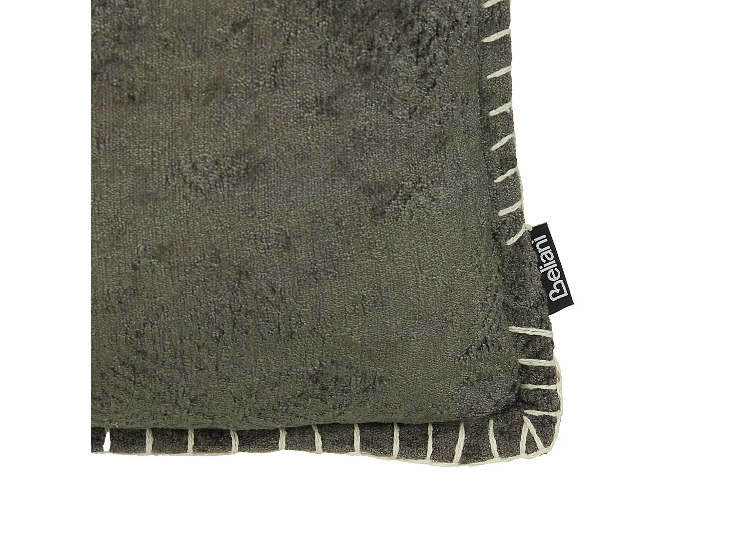 Conjunto de 2 cojines decorativos MELUR 45 x 45 cm Gris Liso