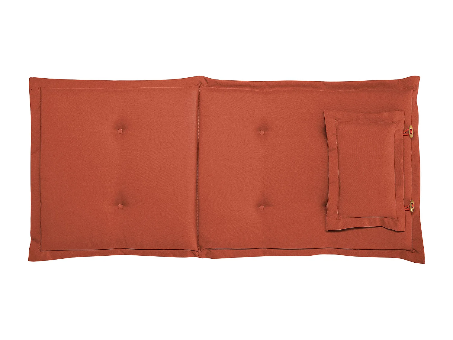 Sitzauflagen 2er Set TOSCANA 50 x 70 cm Dunkelrot