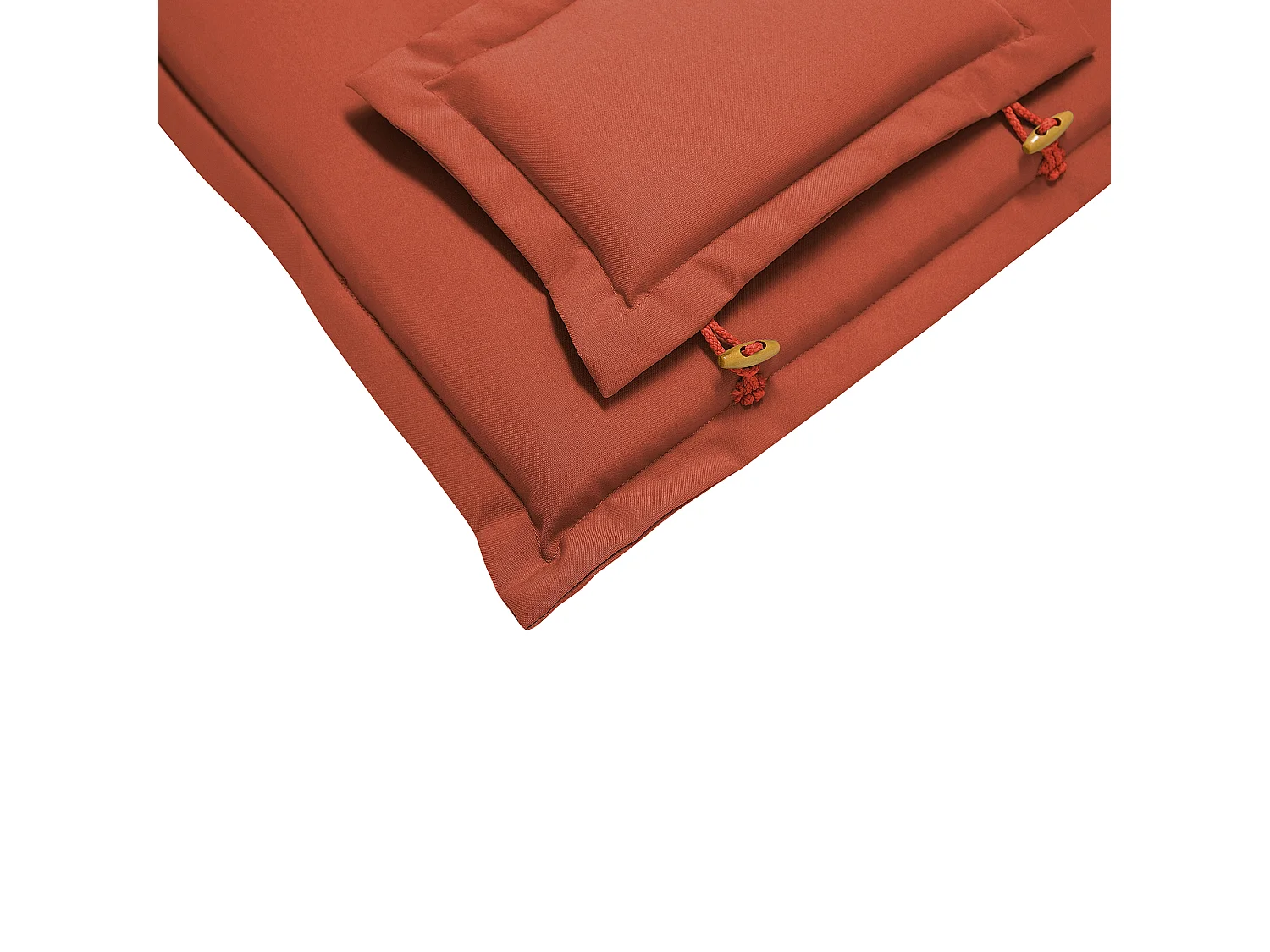 Sitzauflagen 2er Set TOSCANA 50 x 70 cm Dunkelrot