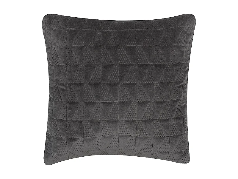 Dekokissen grau 45 x 45 cm modernes Design Baumwolle Lalam