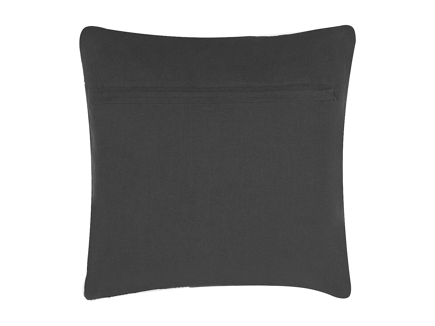 Coussin LALAM Coton 45 x 45 cm Gris Motif à chevrons