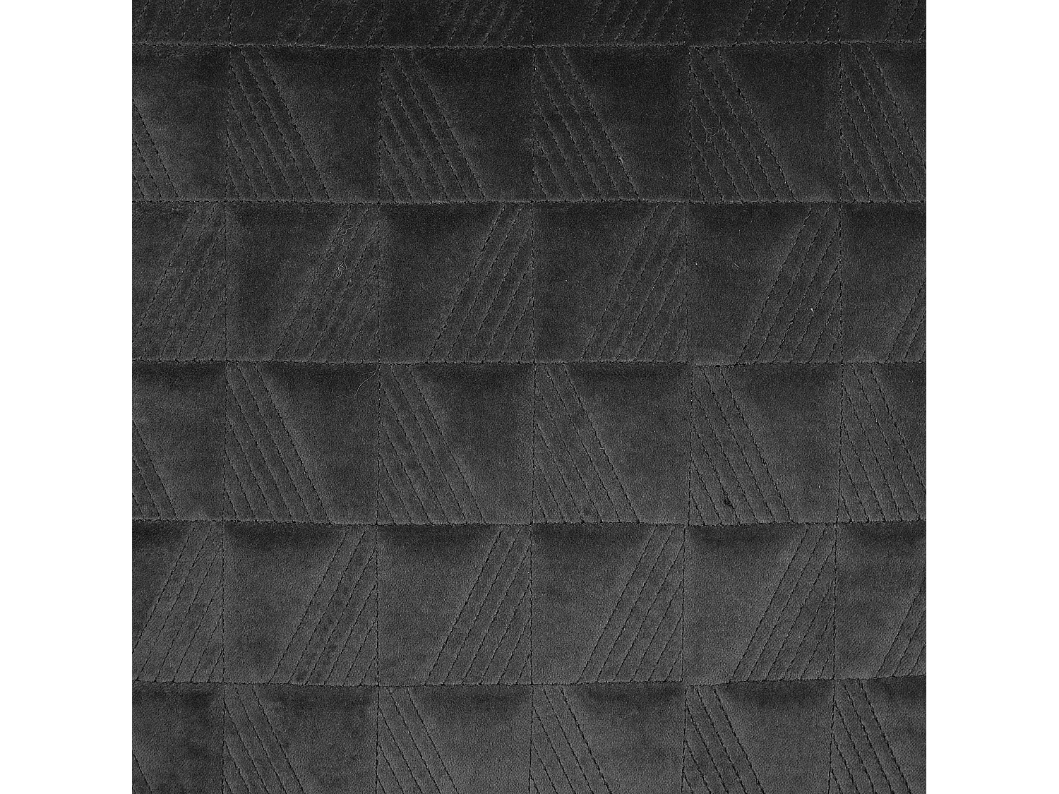 Coussin LALAM Coton 45 x 45 cm Gris Motif à chevrons