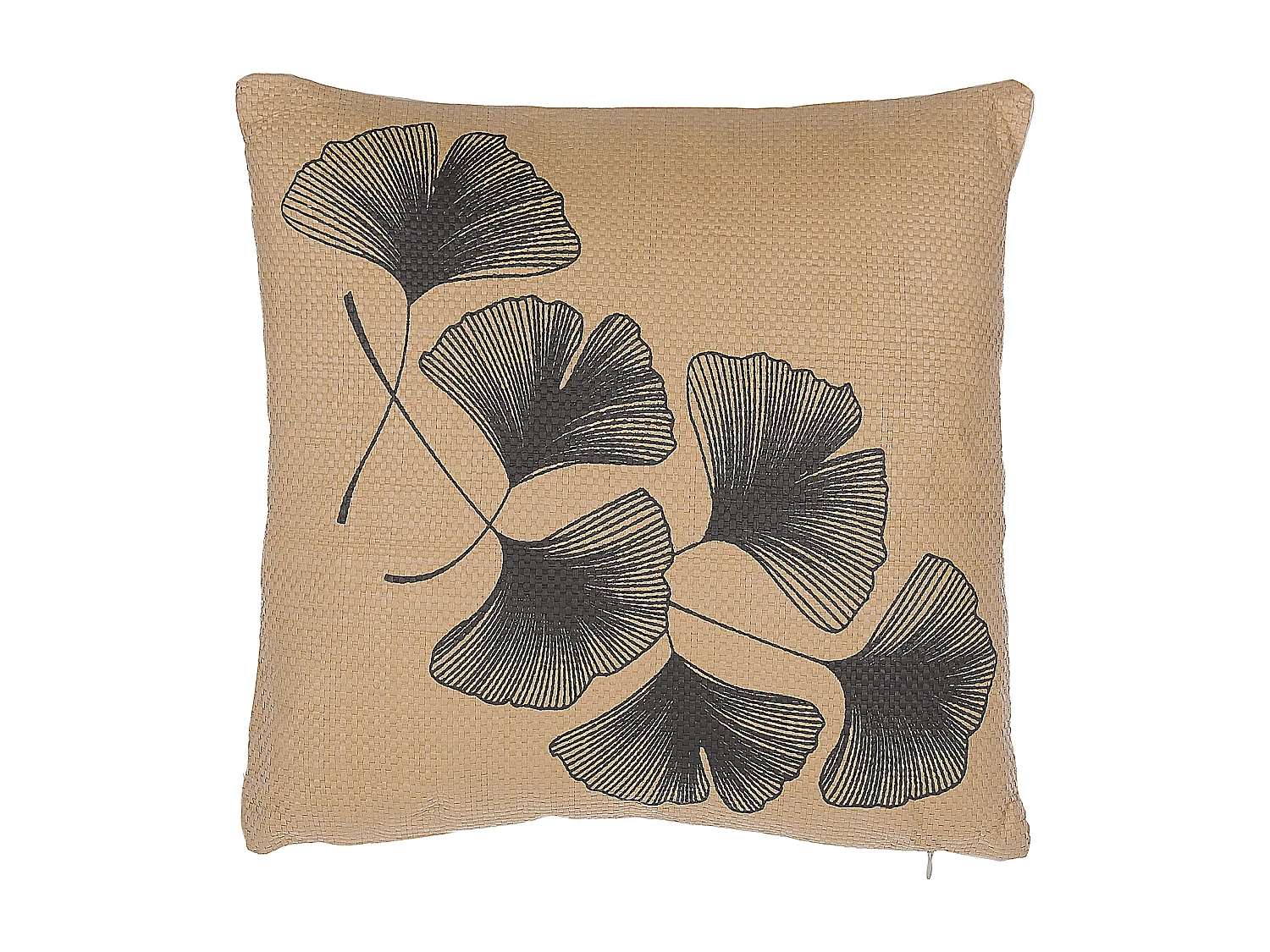 Dekokissen 2er Set WAKAD 45 x 45 cm Beige Pflanzenmuster