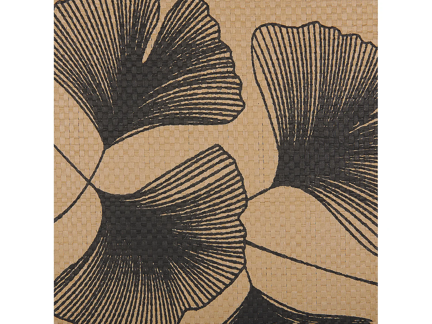 Lot de 2 coussins décoratifs WAKAD 45 x 45 cm Beige Motif de plante