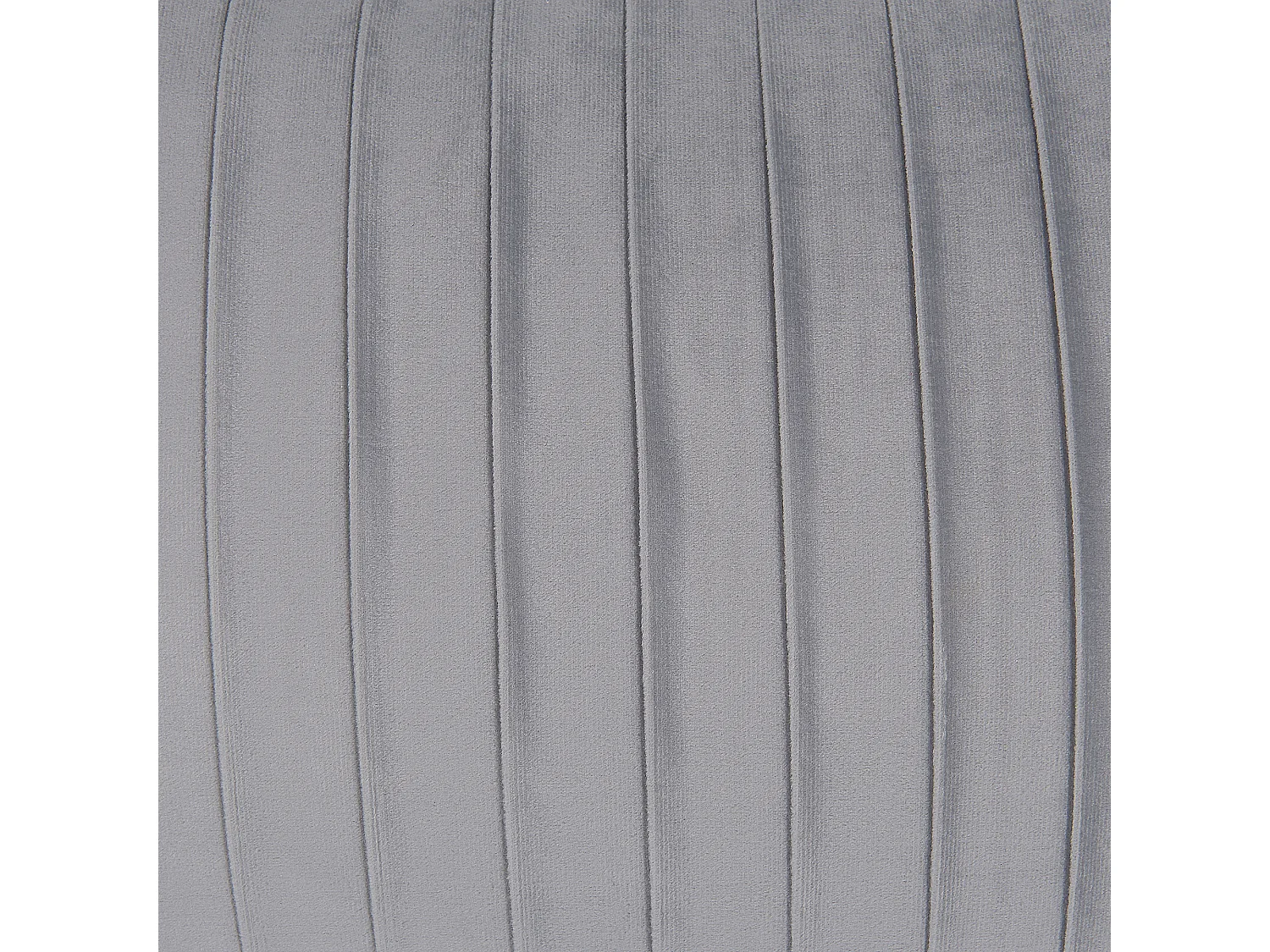 Lot de 2 coussins décoratifs KOMANA Velours 30 x 50 cm Gris À rayure