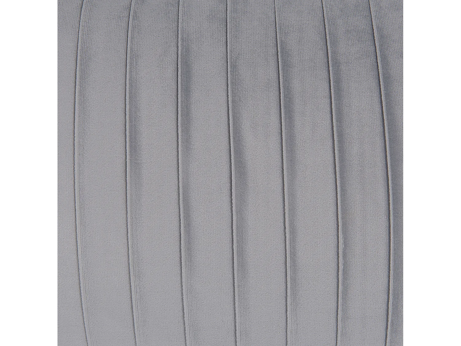 Lot de 2 coussins décoratifs KOMANA Velours 30 x 50 cm Gris À rayure