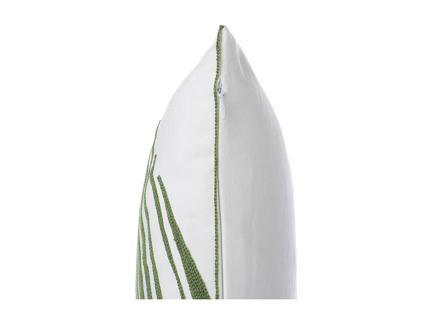 Set van 2 decoratieve kussens AZAMI Katoen 45 x 45 cm Donkergroen Bladpatroon