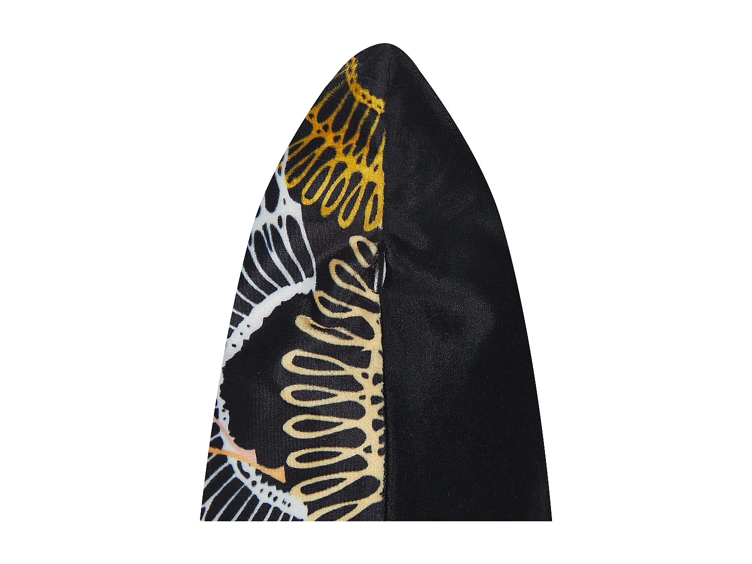 Lot de 2 coussins décoratifs LAGURUS Velours 45 x 45 cm Multicolore Motif de plante