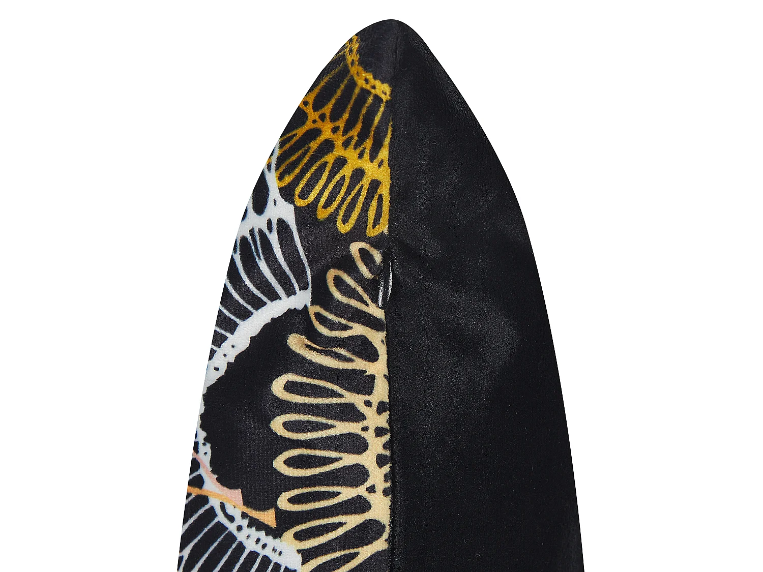 Lot de 2 coussins décoratifs LAGURUS Velours 45 x 45 cm Multicolore Motif de plante