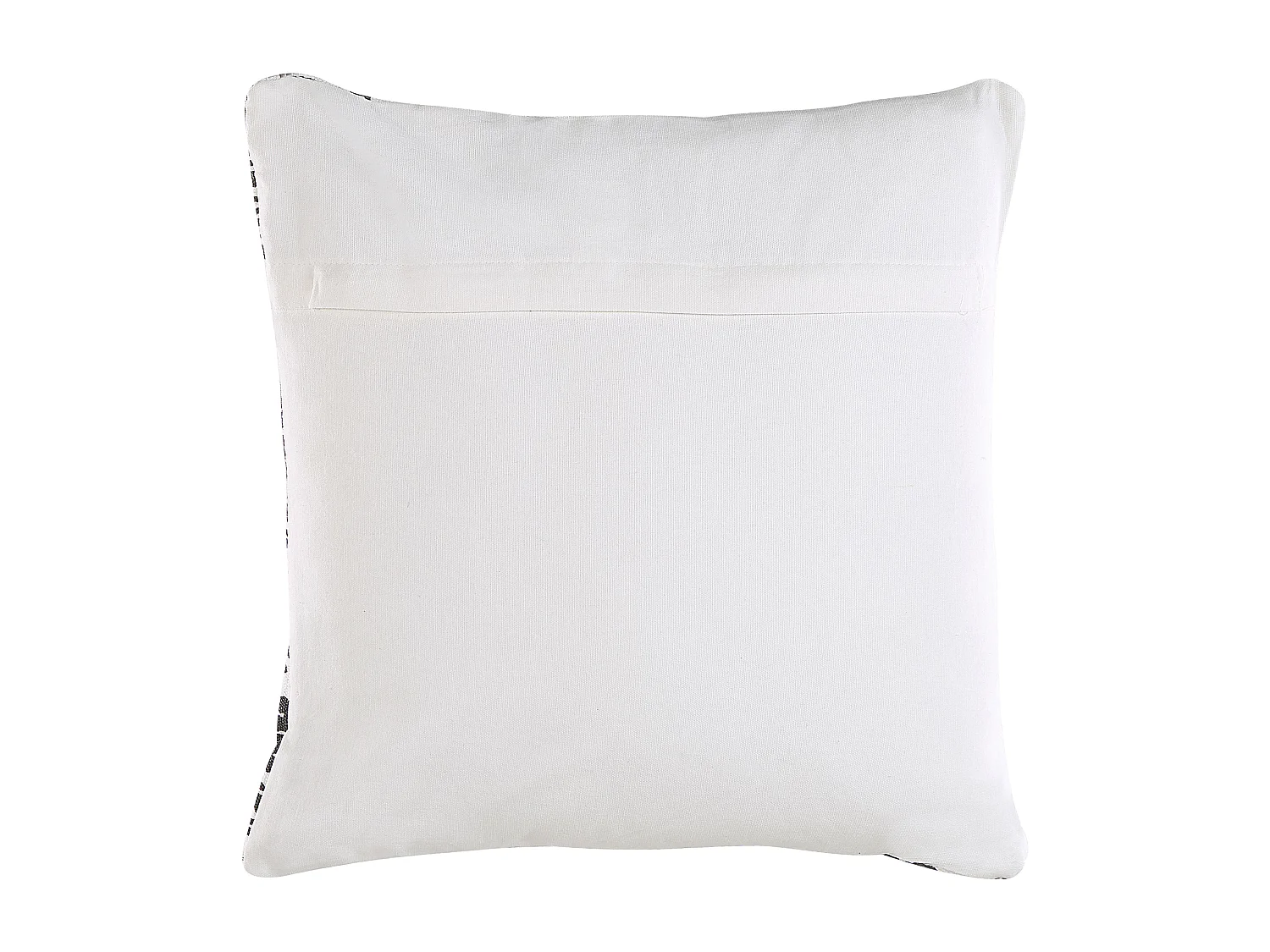 Conjunto de 2 cojines decorativos HAZRO Algodón 45 x 45 cm Negro Patrón geométrico