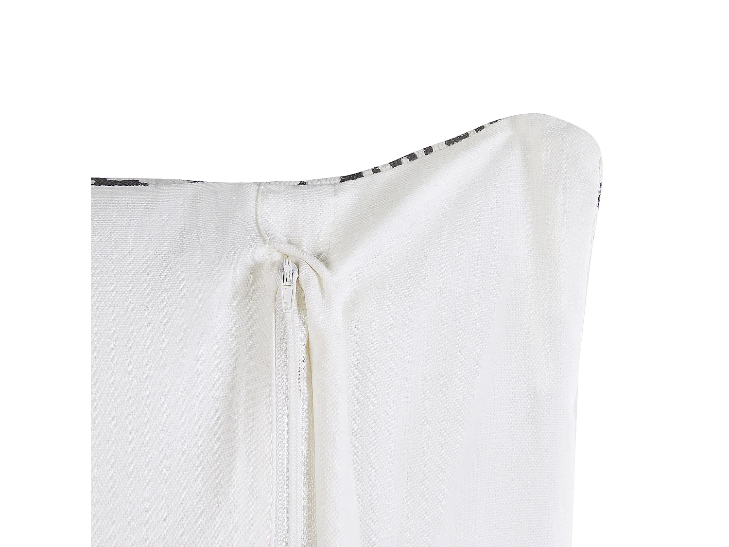 Zestaw 2 poduszek dekoracyjnych HAZRO Bawełna 45 x 45 cm Czarny Wzór geometryczny