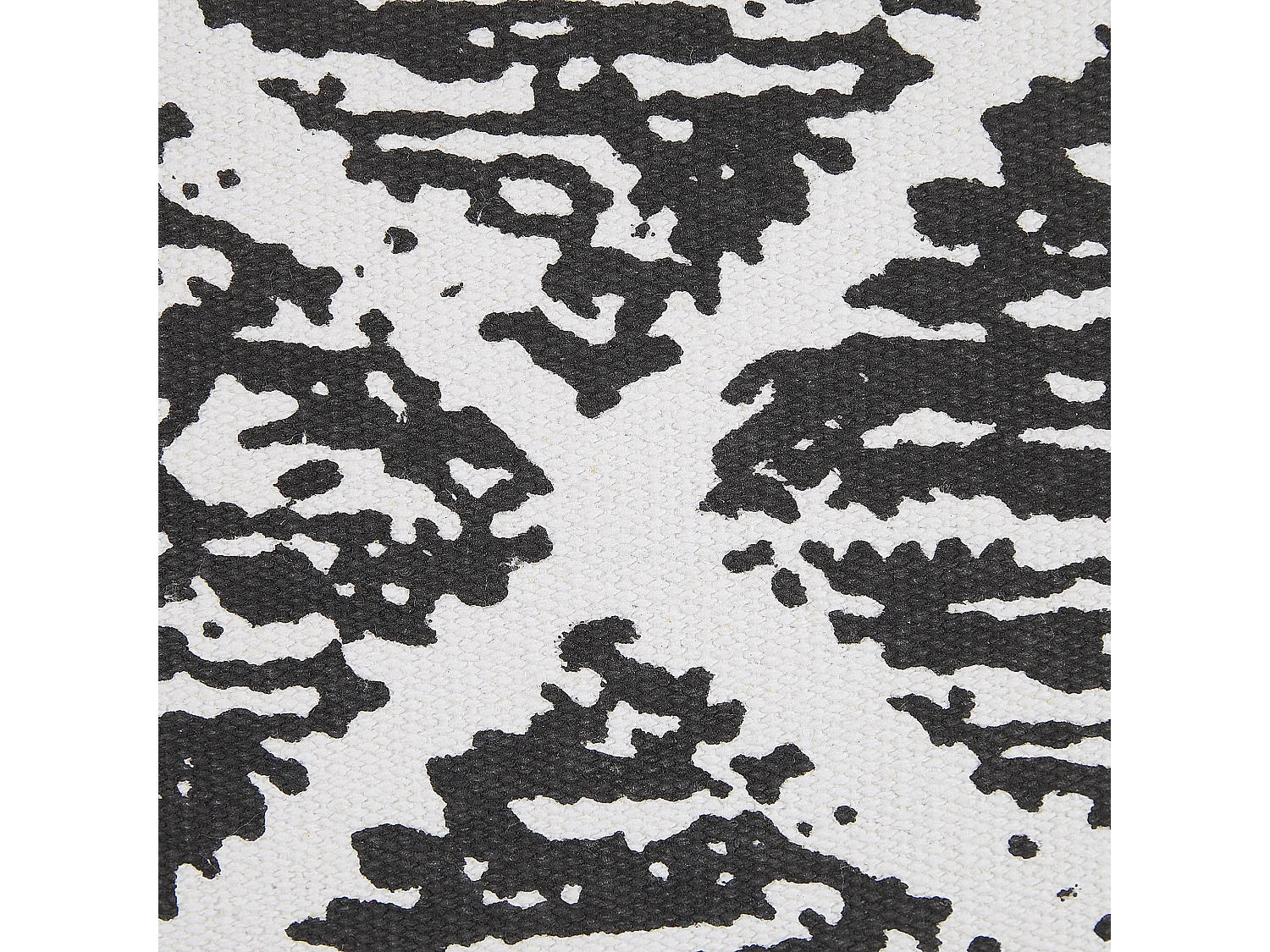 Zestaw 2 poduszek dekoracyjnych HAZRO Bawełna 45 x 45 cm Czarny Wzór geometryczny