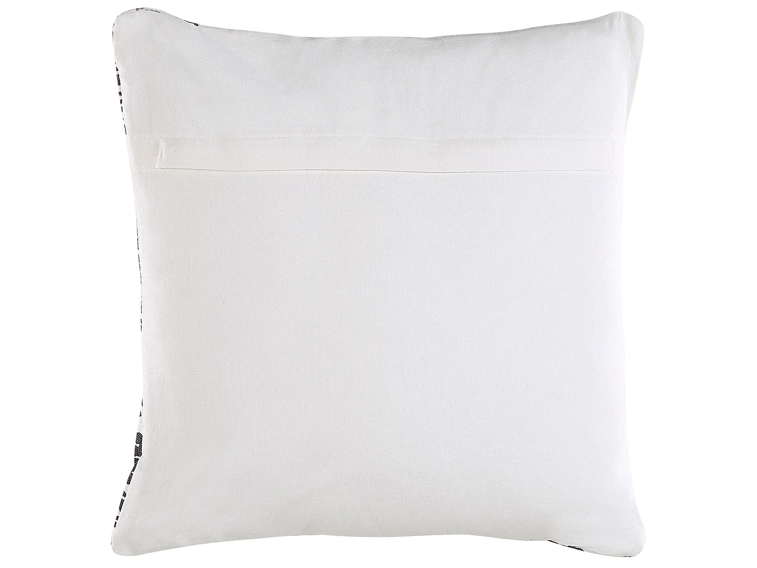 Lot de 2 coussins décoratifs HAZRO Coton 45 x 45 cm Noir Motif géométrique
