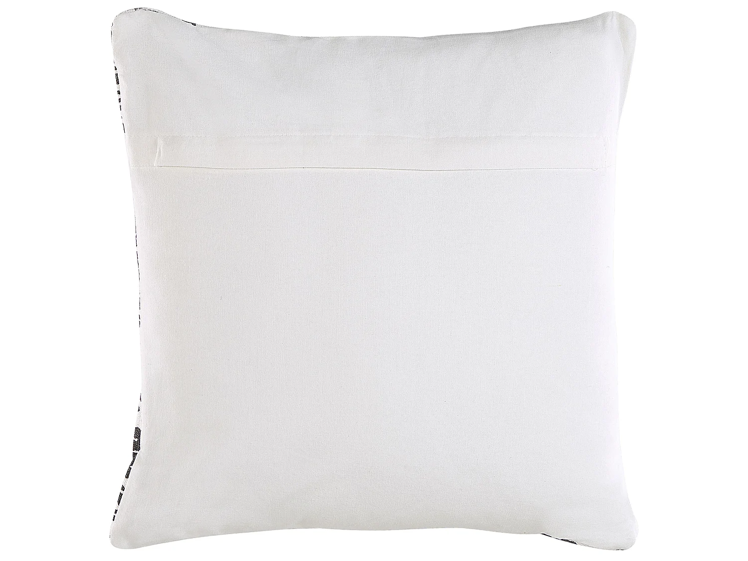 Lot de 2 coussins décoratifs HAZRO Coton 45 x 45 cm Noir Motif géométrique