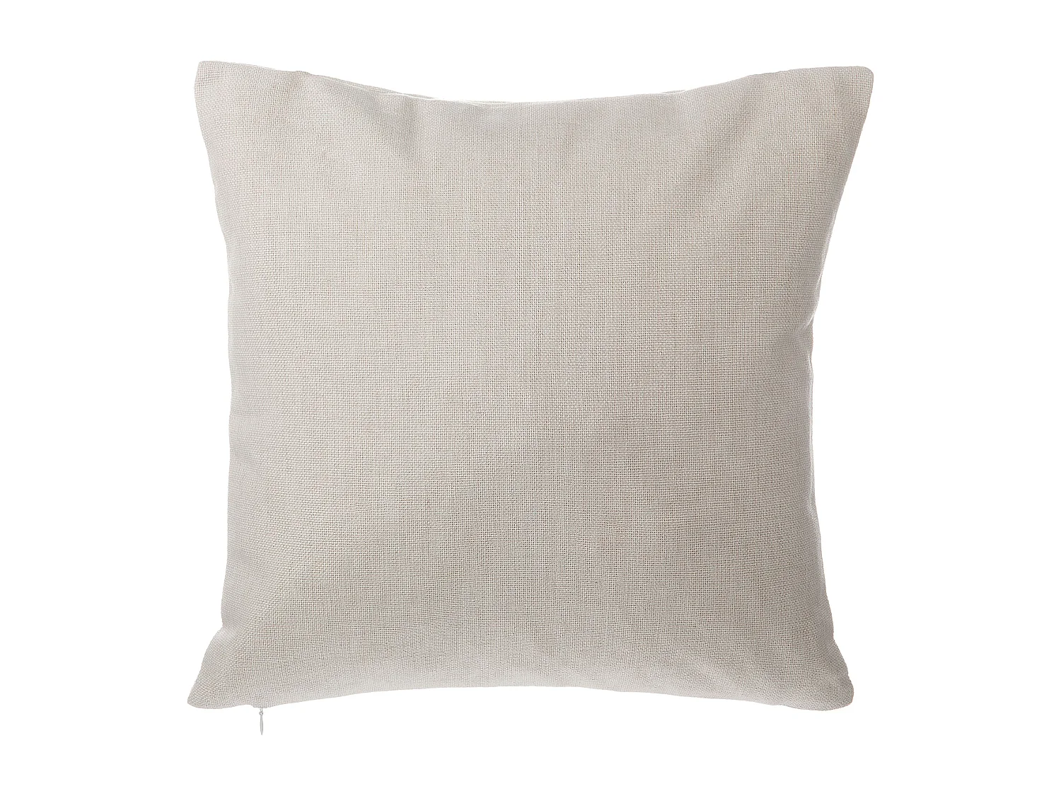 Lot de 2 coussins décoratifs GAURA 45 x 45 cm Beige clair Unicolore