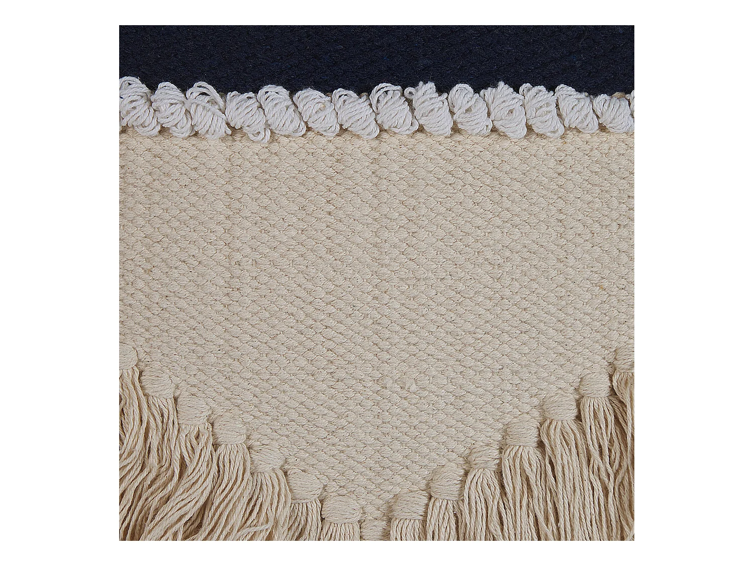 Sierkussen SOFCA Katoen 45 x 45 cm Beige Geometrisch patroon