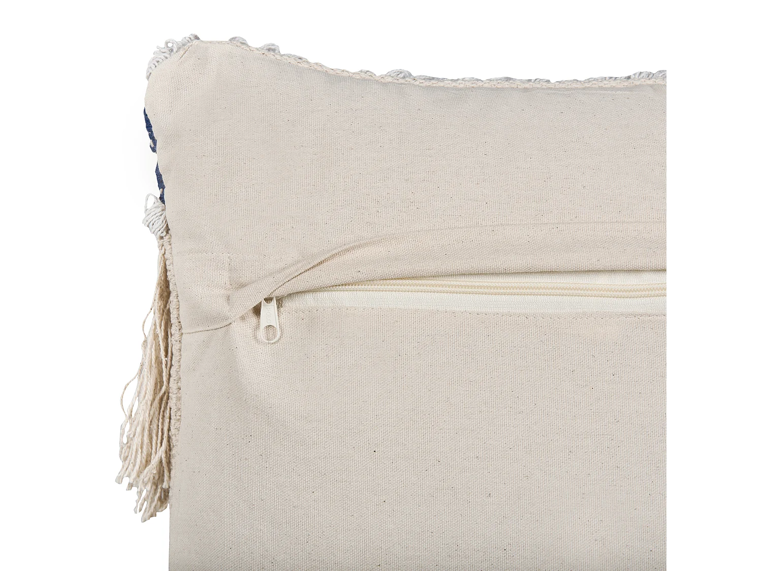 Coussin SOFCA Coton 45 x 45 cm Beige Motif géométrique