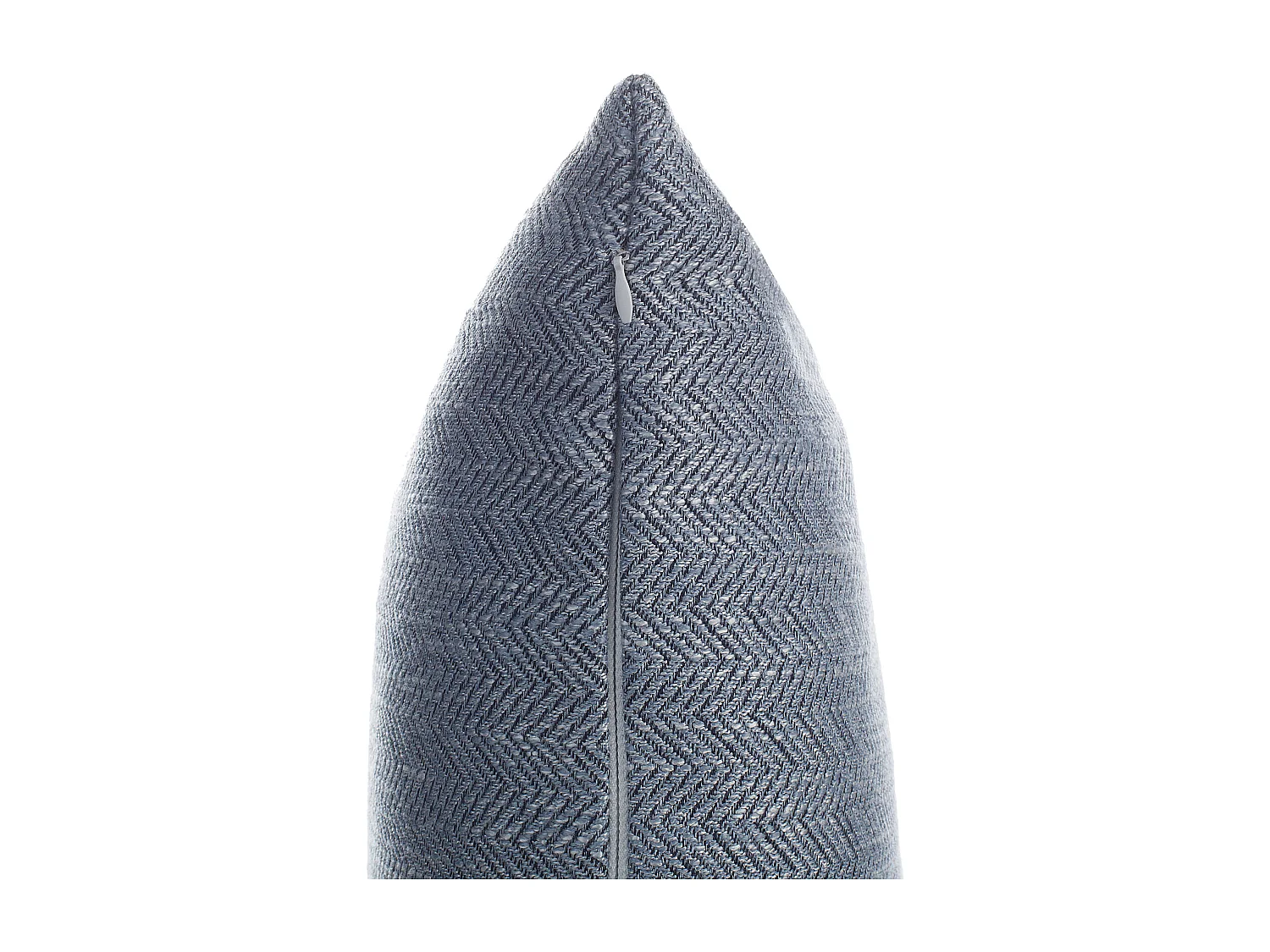 Lot de 2 coussins décoratifs LUPINE 45 x 45 cm Gris Motif à chevrons