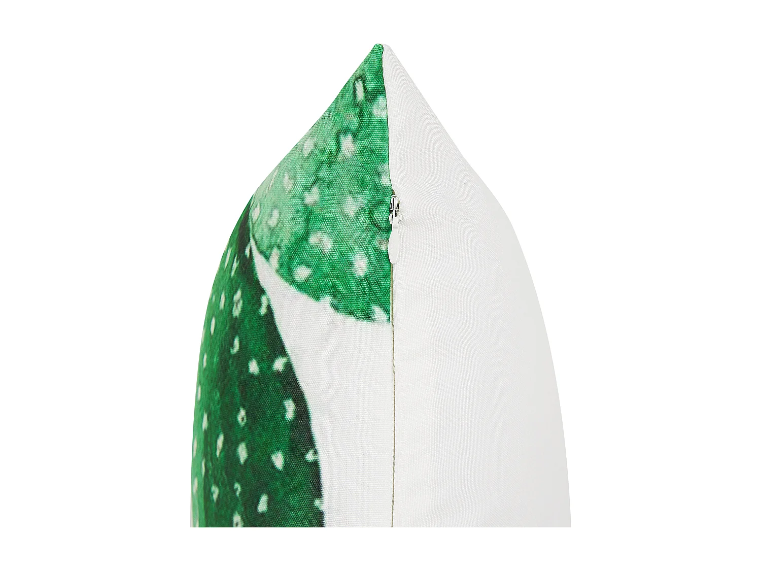 Conjunto de 2 cojines de exterior OSTINA Patrón de plantas 45 x 45 cm Verde