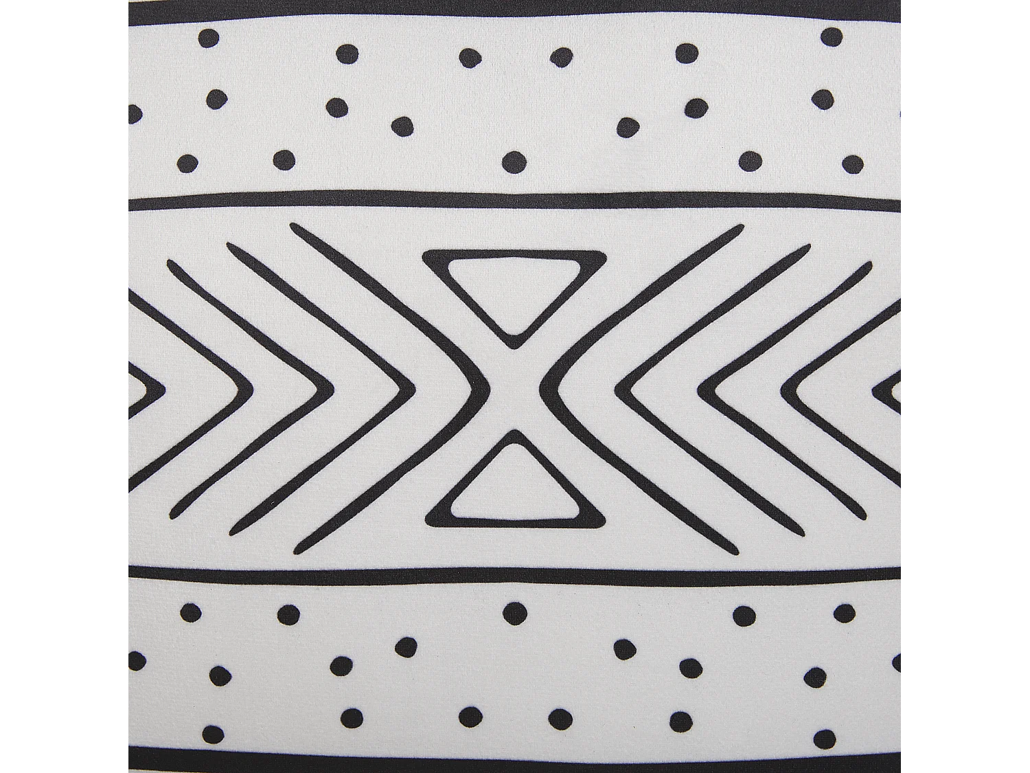 Zestaw 2 poduszek dekoracyjnych SCHEFFLERA Welur 30 x 50 cm Biały Wzór geometryczny