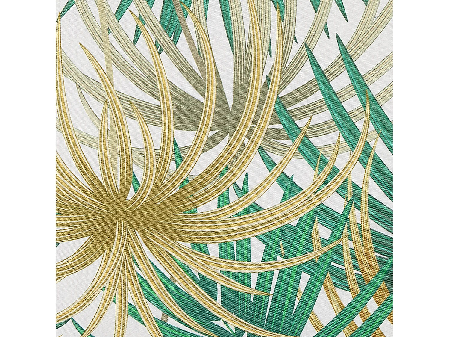 Gartenkissen 2er Set GAIANA Pflanzenmuster 45 x 45 cm Grün