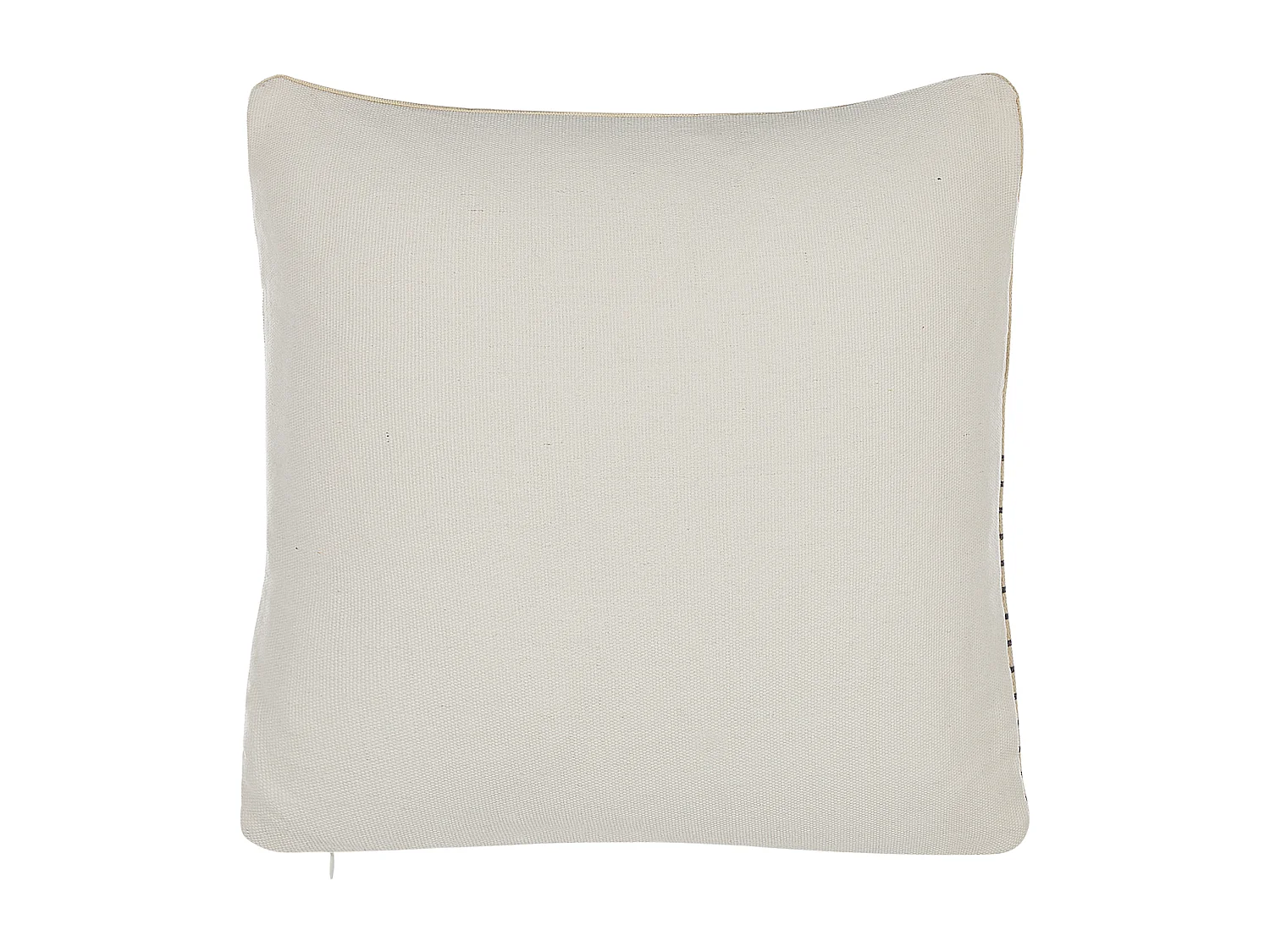 Conjunto de 2 cojines decorativos MOONFLOWER 45 x 45 cm Blanco Patrón geométrico