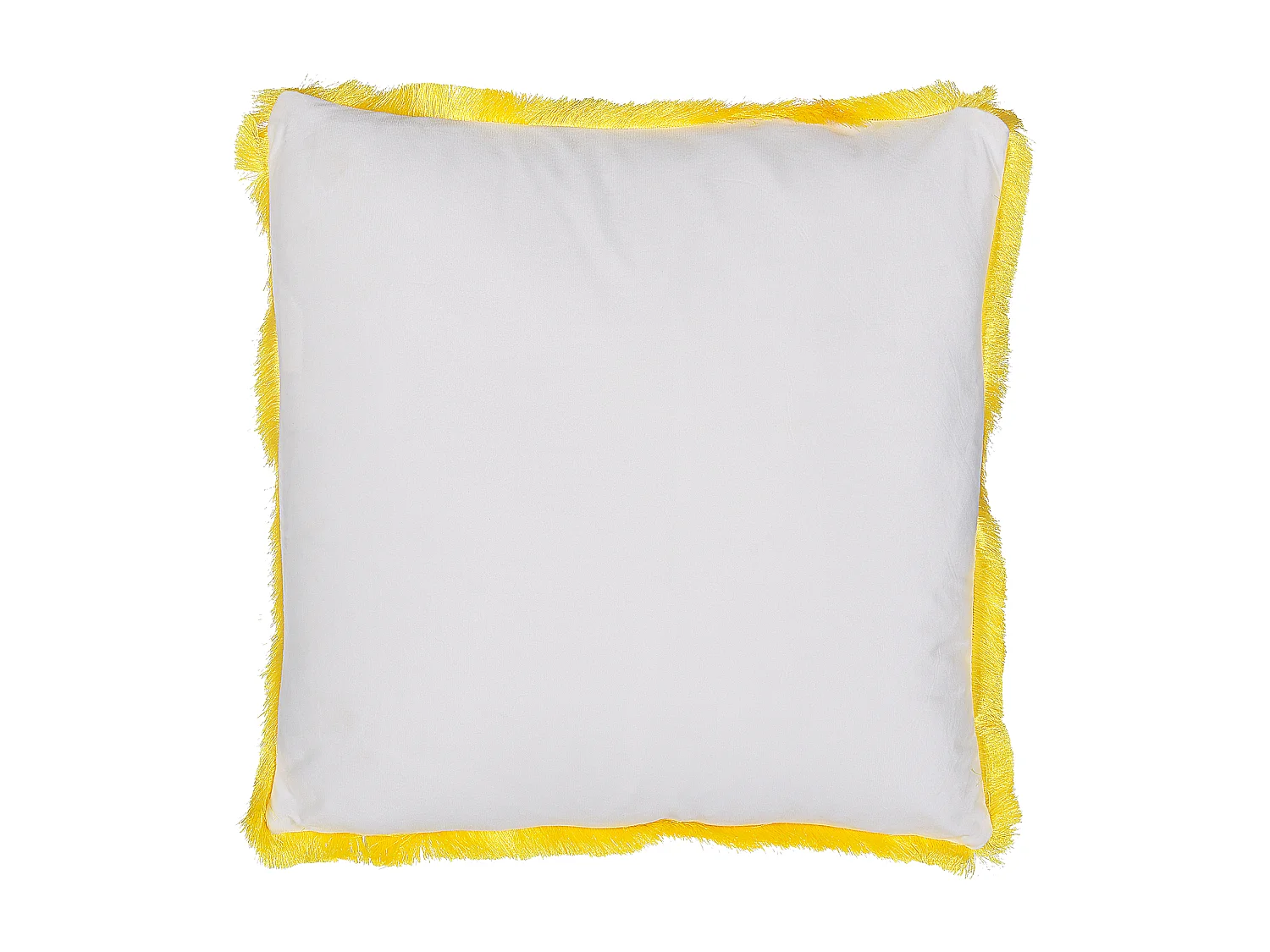 Set van 2 decoratieve kussens MANJU Fluweel 45 x 45 cm Geel Dierenprint