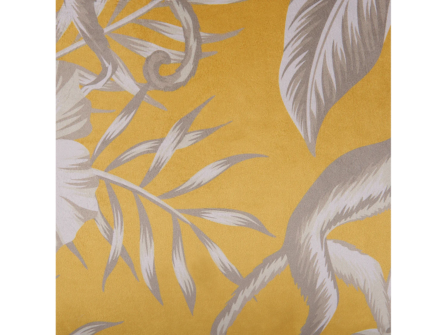 Set van 2 decoratieve kussens MANJU Fluweel 45 x 45 cm Geel Dierenprint