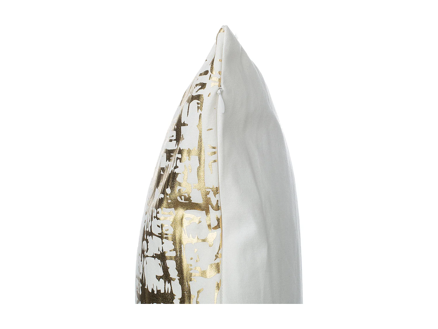 Conjunto de 2 almofadas decorativas GARDENIA Algodão 45 x 45 cm Dourado Padrão abstracto