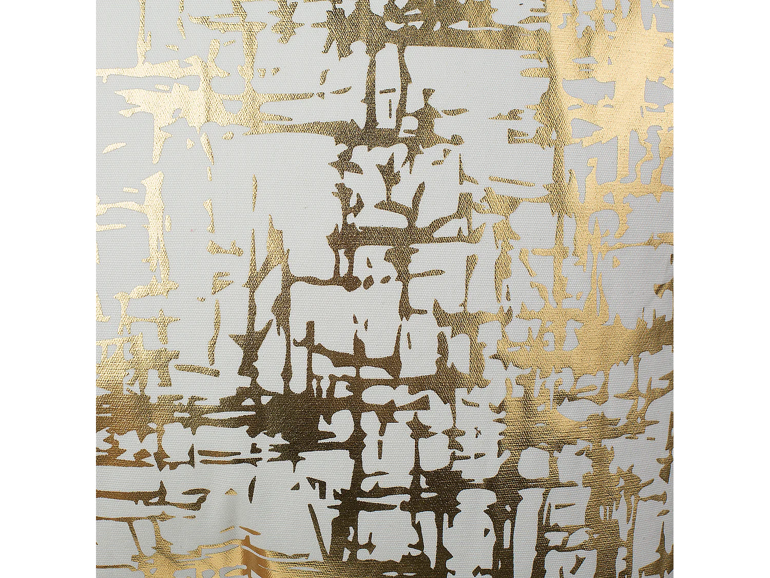 Lot de 2 coussins décoratifs GARDENIA Coton 45 x 45 cm Doré Motif abstrait